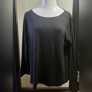 Mario Serrani Black Long Sleeve Women's Top